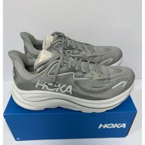 HOKA ONE ONE Clifton 10 WIDE Running Shoes Women’s Size 12D Gray 1162050/SRYG